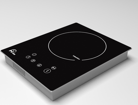 Metal Housing Single Burner Induction Cooktop , Bulit-in Single Induction Cooker 2200W