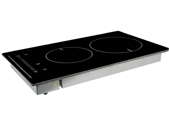 Built In Double Burner Electric Ceramic Cooktop , Infrared Cooker for Family / Commercial Use
