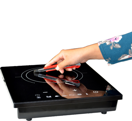 Table Top 2200W Single Burner Induction Cooktop / Cooker 220V - 240V AC ,  50 / 60 Hz