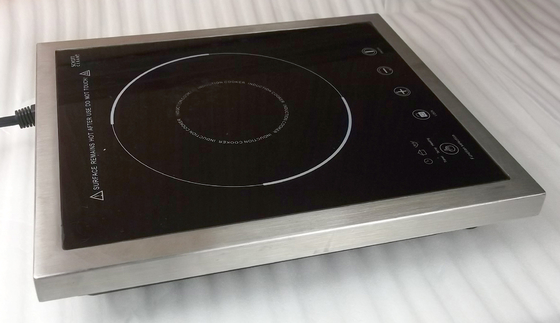 Durable Stainless Steel 1 Zone Electric Induction Cookers for Commercial 120V , 1800W