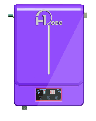 Aquecedor de água fixado na parede roxo ou personalizado da indução do estilo 7000W para a casa