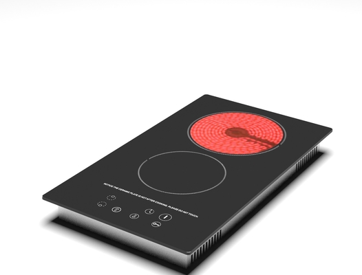 fogão de indução dobro pequeno Eco-amigável do queimador, indução portátil fina super Cooktop