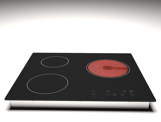 Queimador rápido Cooktop elétrico/fogão elétrico híbrido 6000W Smart Contrrol do aquecimento três