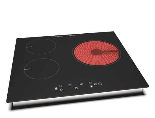 Taxa à espera de Cooktop da indução do queimador do Portable quatro menos do que 0.5w o fogão híbrido 6000W